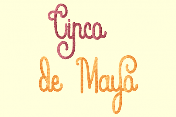 Cinco De Mayo Embroidery Design