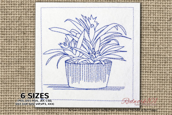 Leo Plants Embroidery Review