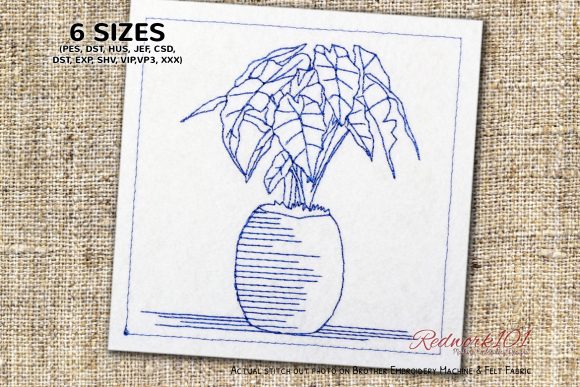 Sagittarius Plants Embroidery